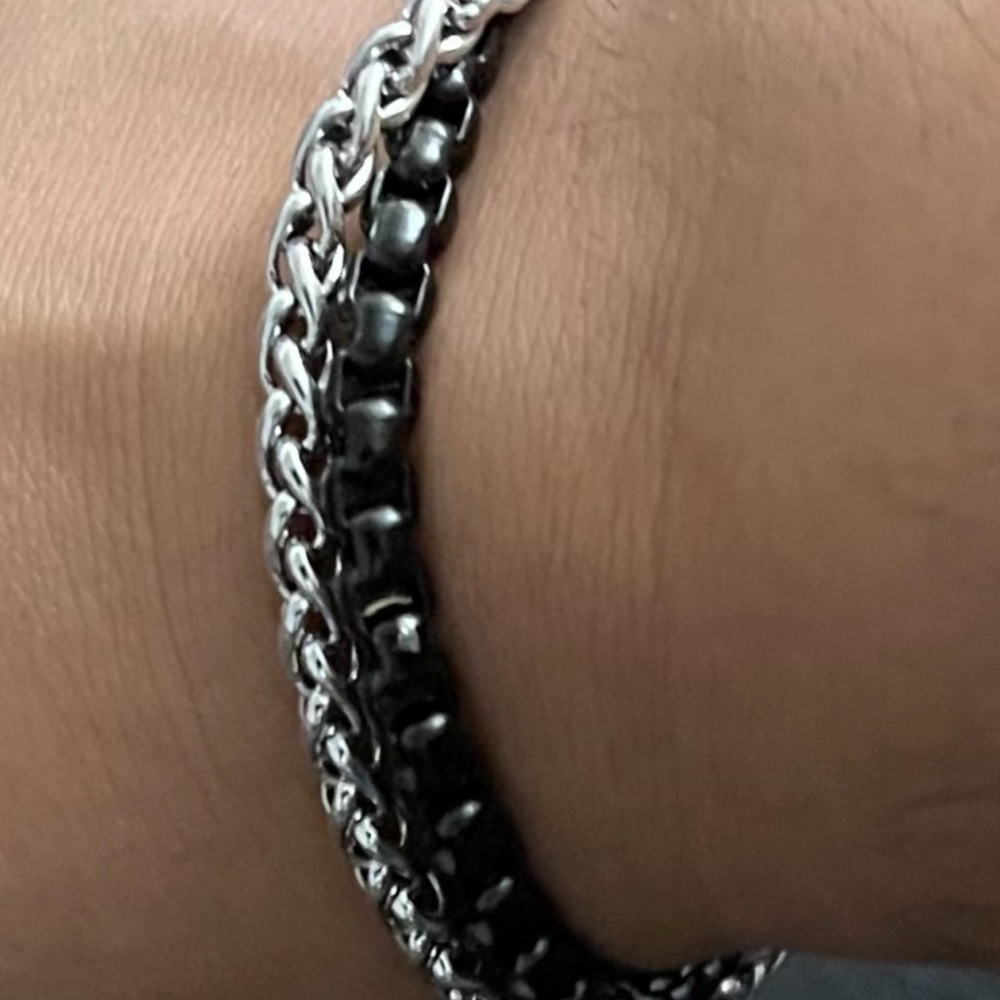 David Yurman 4mm Wheat Chain Men’s Bracelet, Sterling Silver 8.5” - Picture 4 of 6
